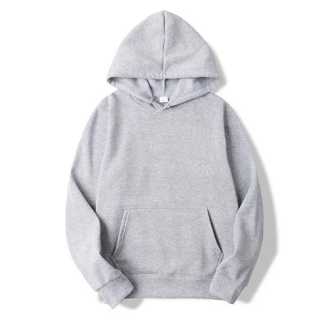 Aurora Katoenen Hoodie met Effen Kleur en Capuchon