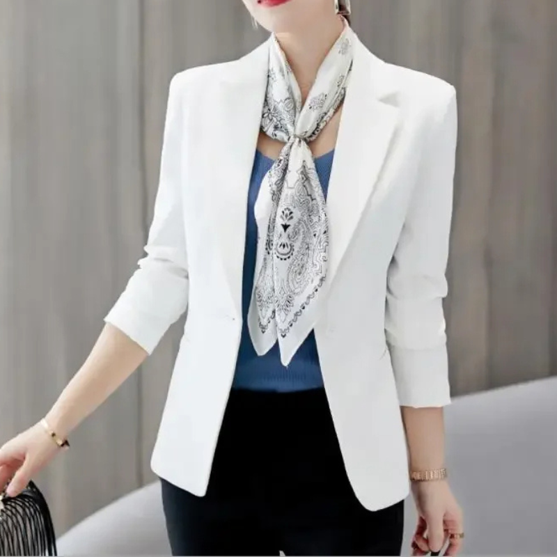 Netzich - Stijlvolle Dames Blazer Met Enkelknoopsluiting