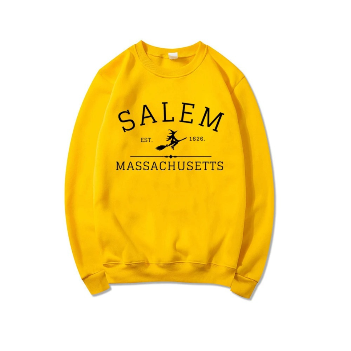 Schatje - Casual Sweatshirt Met Salem Massachusetts Ontwerp – Dames Trui