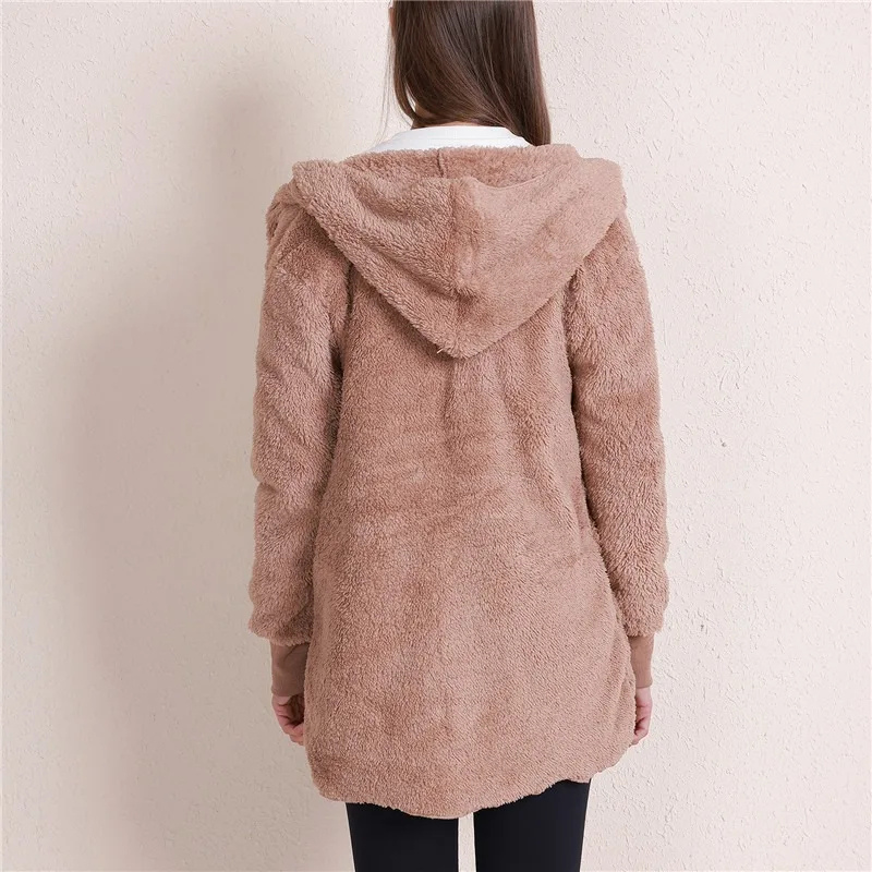 MonAmi fleece vesten dames van imitatiebont