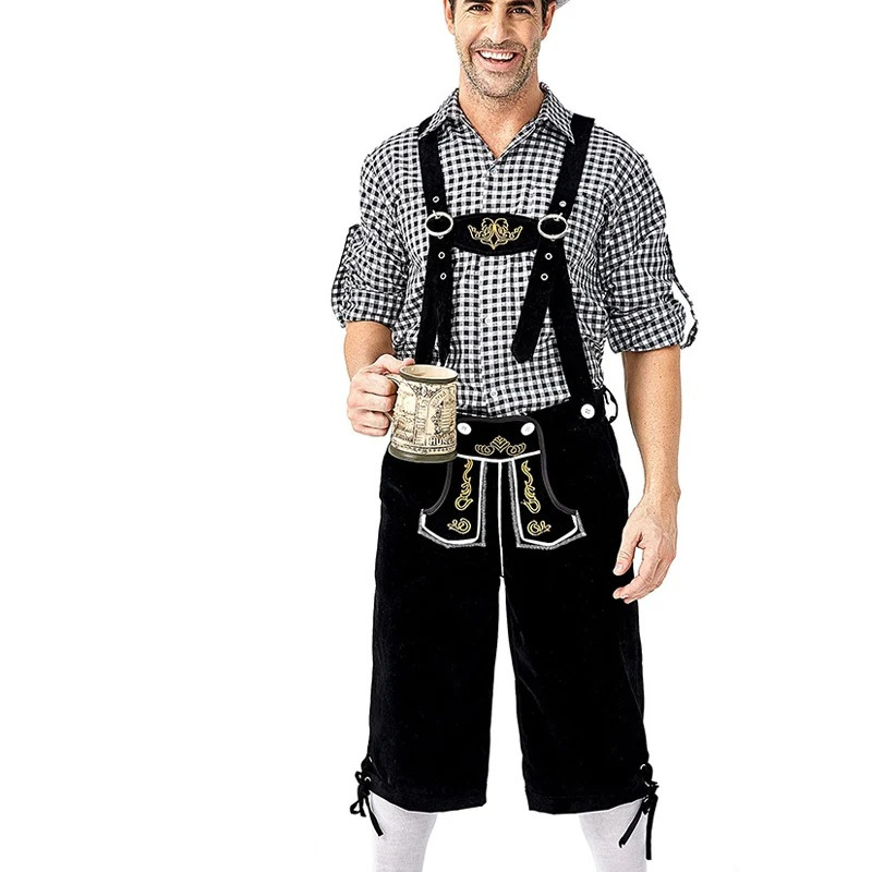 HerHues - Geruit Shirt voor Lederhosen Heren - Beierse Feestkleding