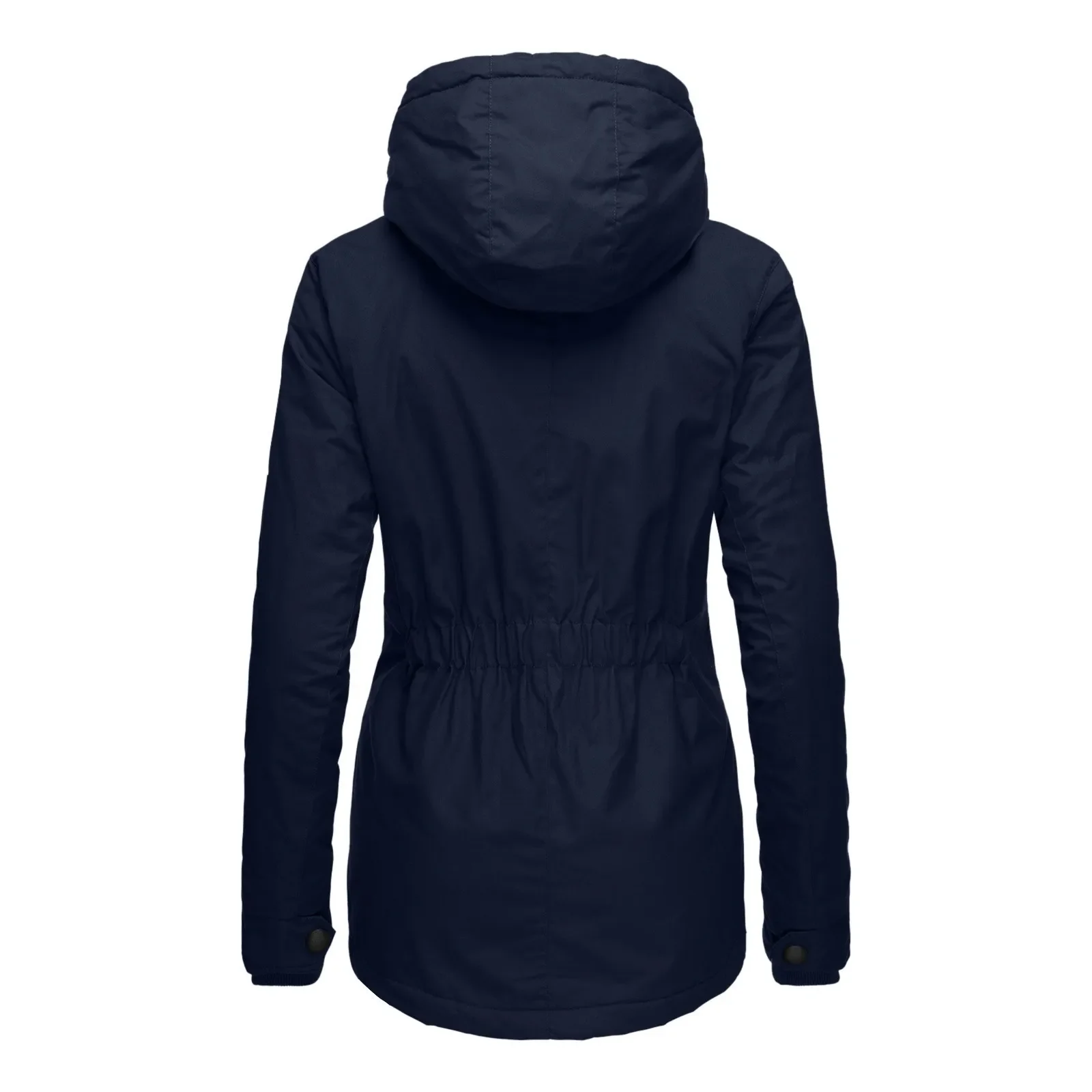 MonAmi Fleece gevoerde parka lange winterjas dames