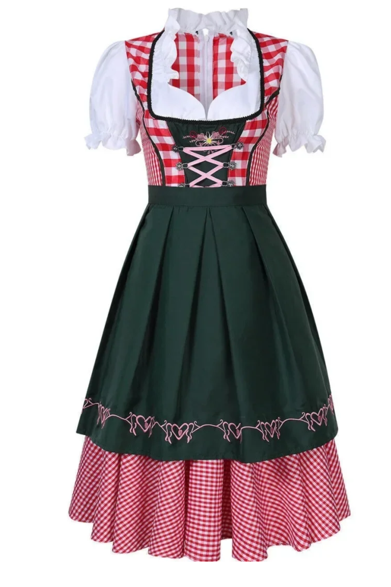 Birndra - Dirndl Dames Jurk met Unieke Borduursels