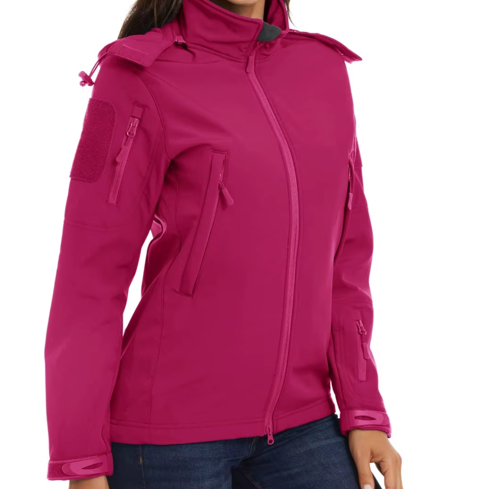 MonAmi Afneembare capuchon fleece waterdichte winterjas dames