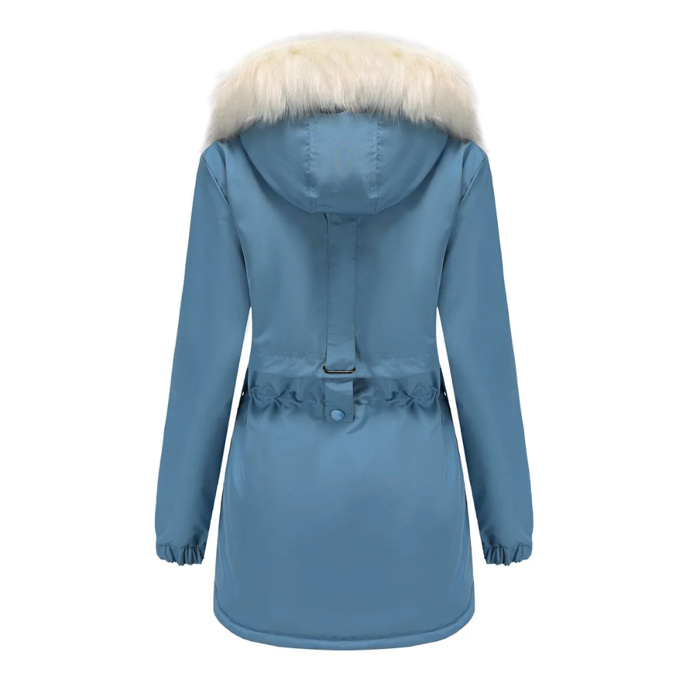 MonAmi Afneembare bontkraag parka winterjas dames