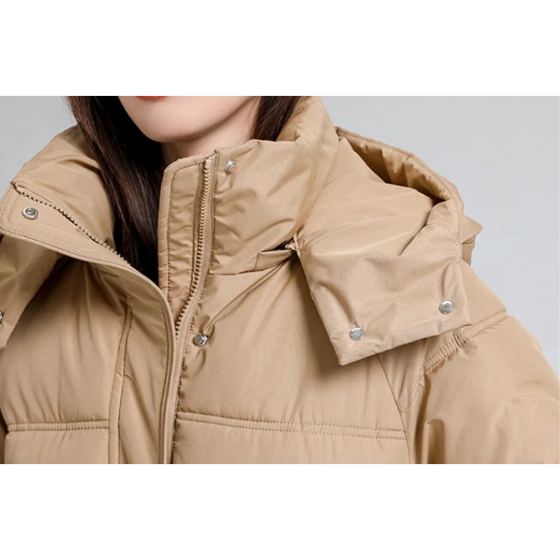 MonAmi koreaanse parka winterjas dames met capuchon