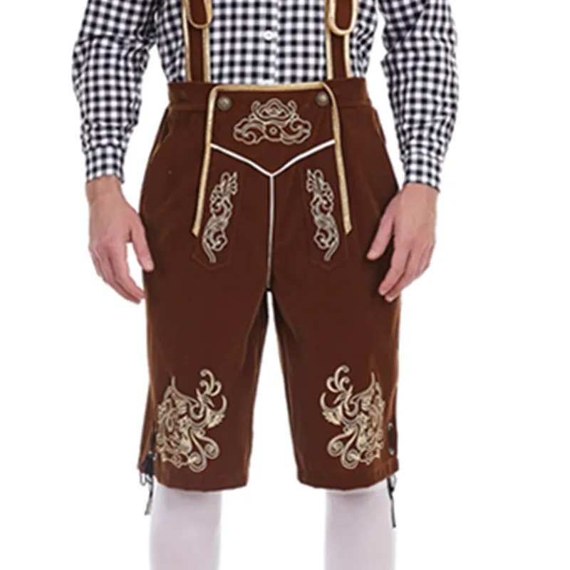 HeuvelH - Traditionele Lederhosen Heren met Korte Broek - Feest Outfit