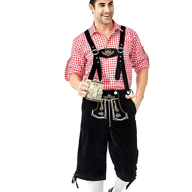 HerHues - Geruit Shirt voor Lederhosen Heren - Beierse Feestkleding