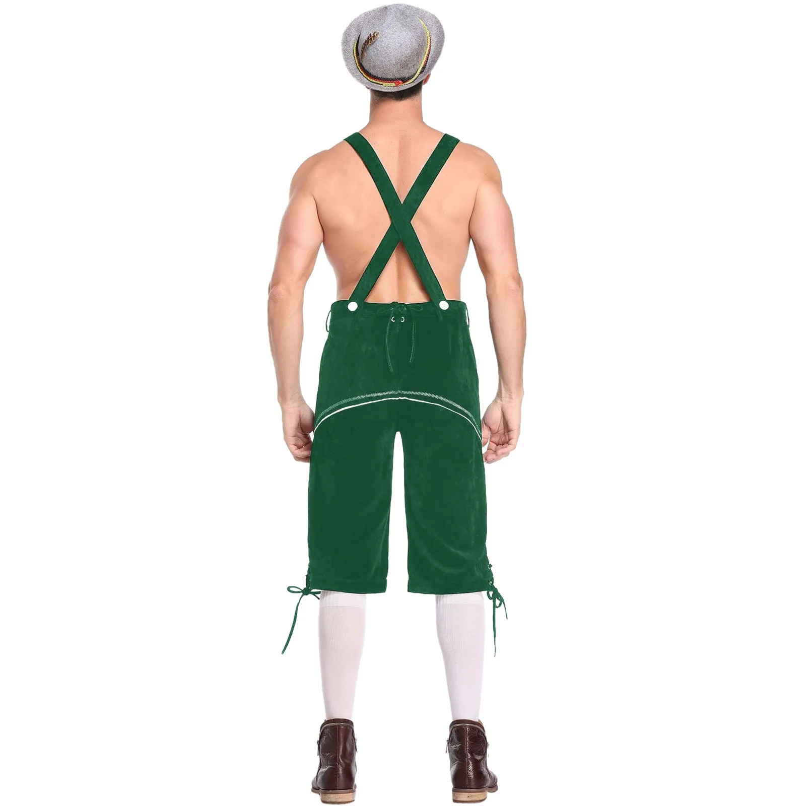 GerLedr - Traditionele Beierse Lederhosen met Borduursels voor Heren