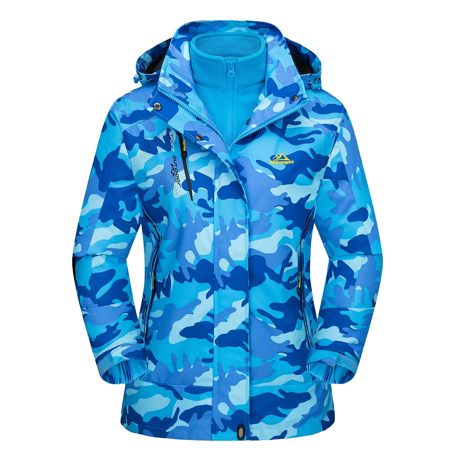 MonAmi Effen kleur parachute waterdichte winterjas dames