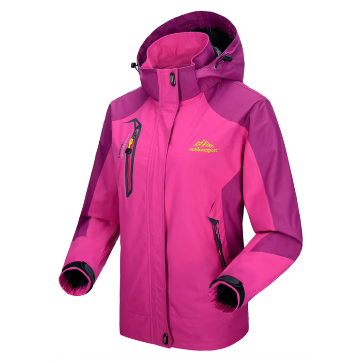 MonAmi Softshell wandelkleding waterdichte winterjas dames