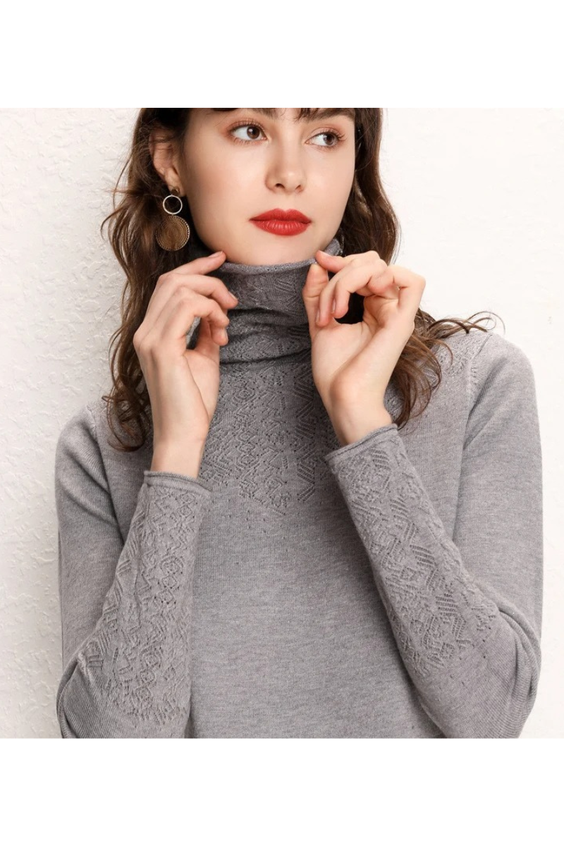 MonAmi jacquard fleece coltrui dames