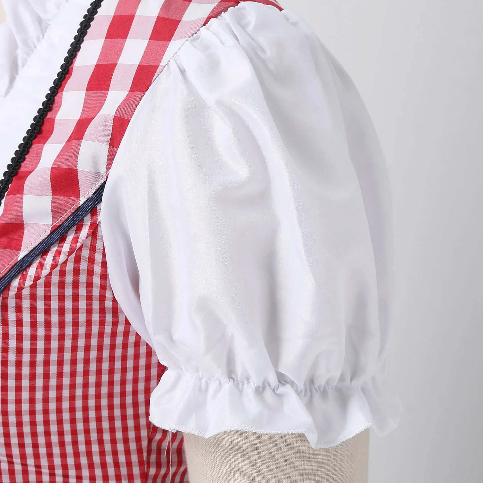 Windira - Dirndl Dames Jurk voor Oktoberfest met Borduursels en Schort