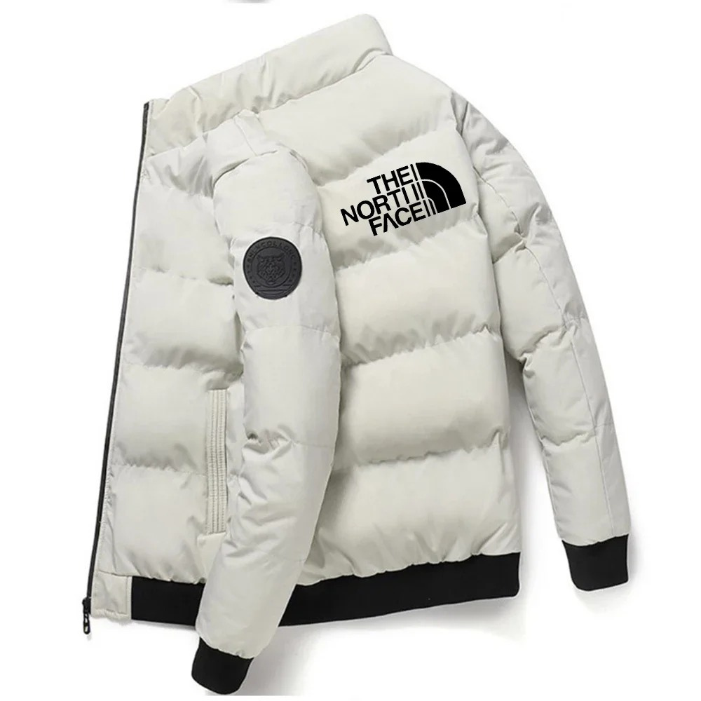 MonAmi Slanke puffer jas dames met logoprint