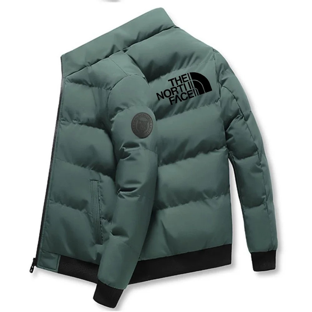 MonAmi Slanke puffer jas dames met logoprint