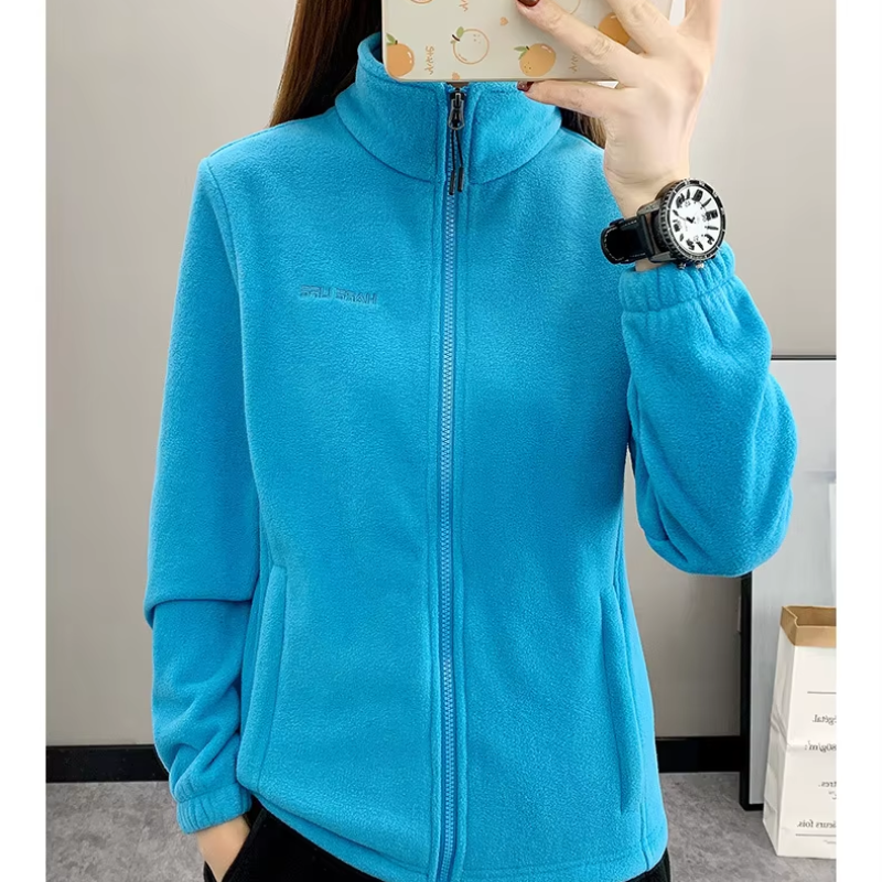 MonAmi sport stijl rits fleece vesten dames