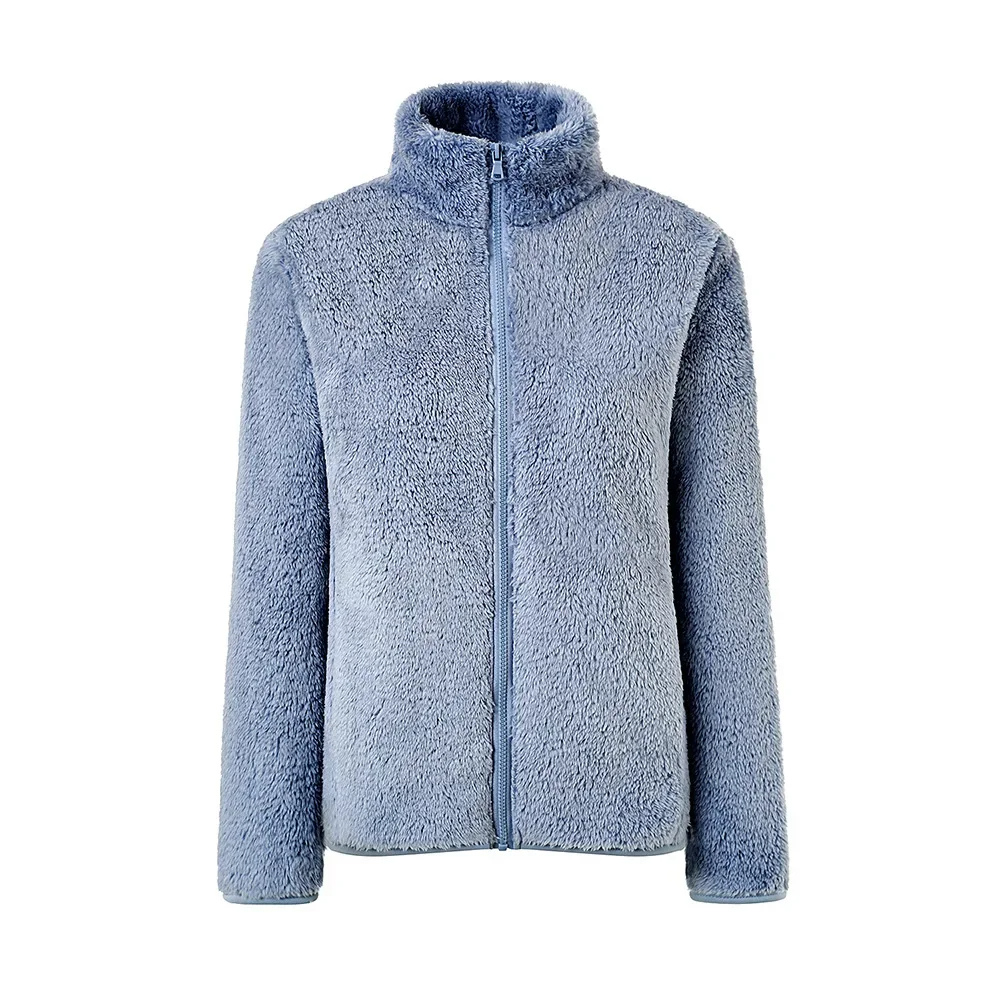 Softury - Pluche Jasje met Ritssluiting en Comfortabele Pasvorm, Fleece Vest Dames