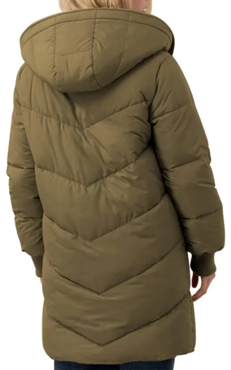 MonAmi Sherpa fleece gevoerde lange winterjas dames