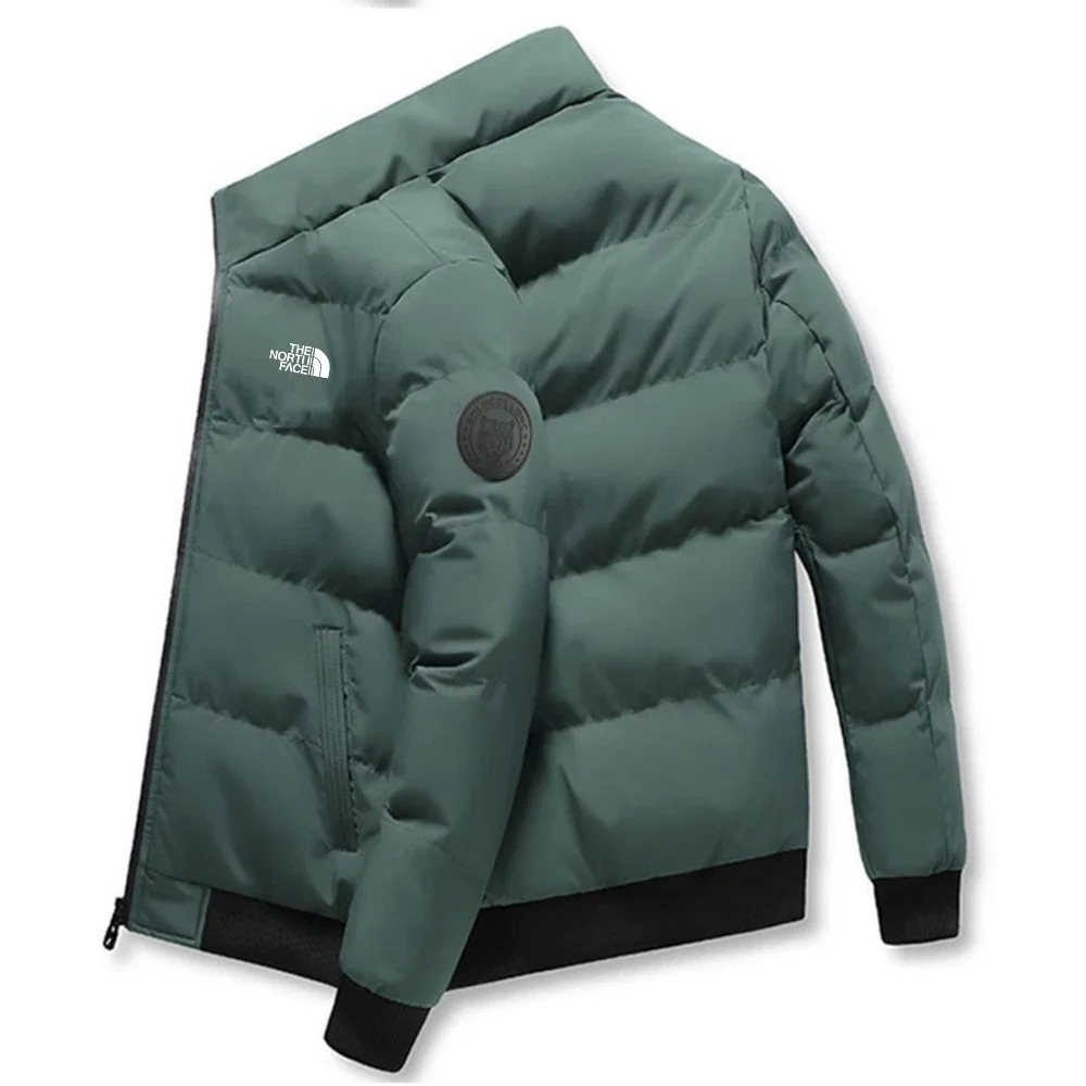 MonAmi Slanke puffer jas dames met logoprint