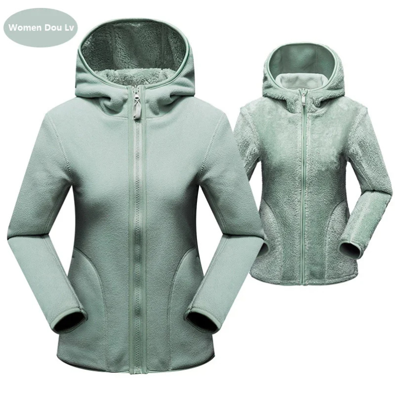 Warmter - Zacht Jasje met Capuchon en Ritssluiting, Fleece Vest Dames