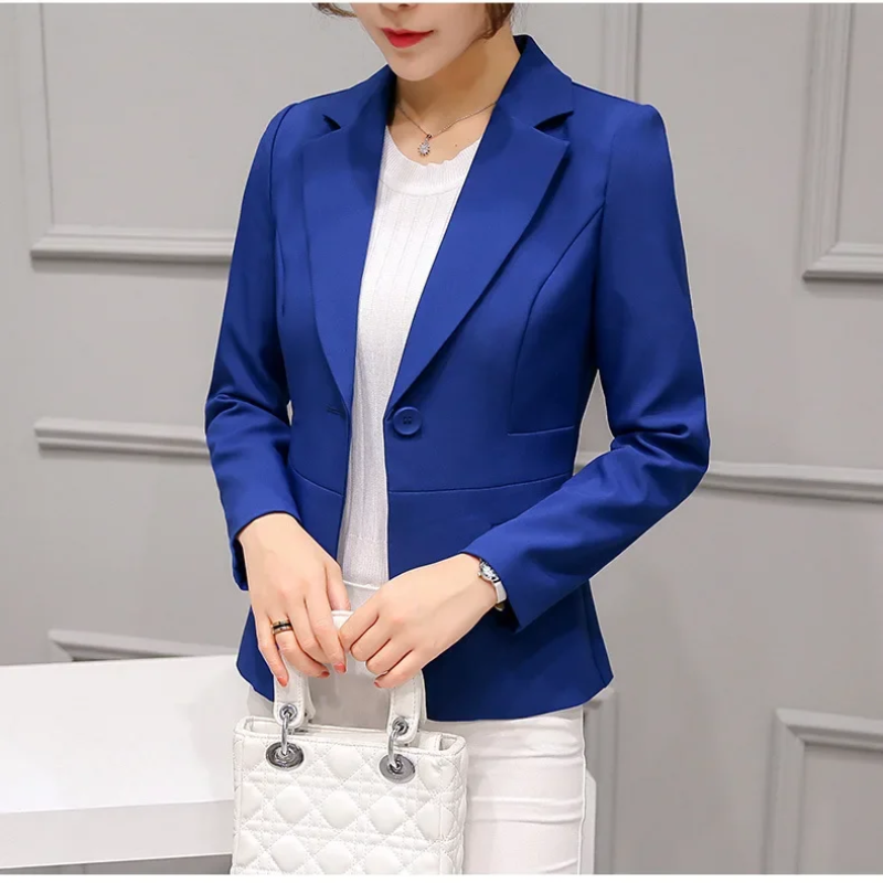 Netzich - Stijlvolle Dames Blazer Met Enkelknoopsluiting