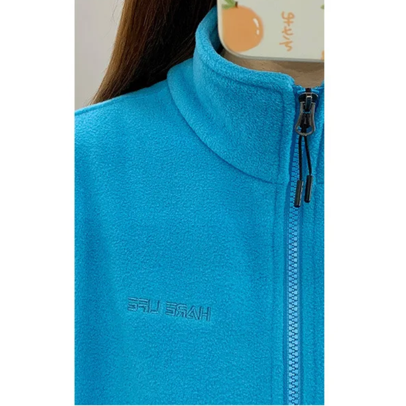 MonAmi sport stijl rits fleece vesten dames