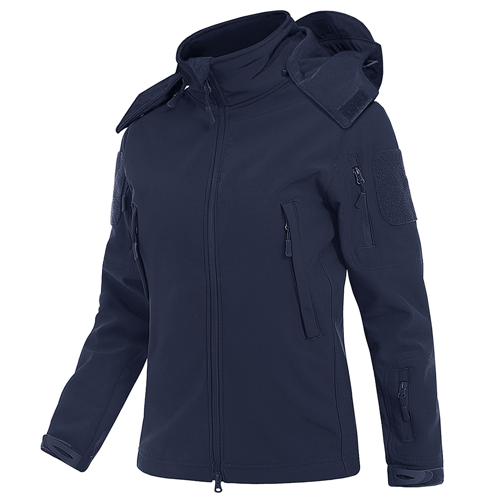 MonAmi Afneembare capuchon fleece waterdichte winterjas dames