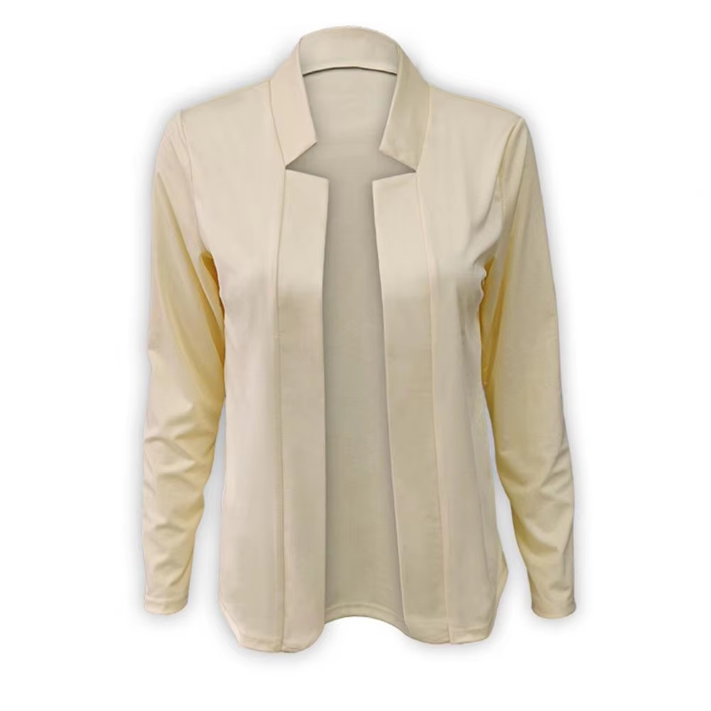 Mooiest - Moderne Dames Blazer Met Unieke Halslijn - Stijlvol en Comfortabel