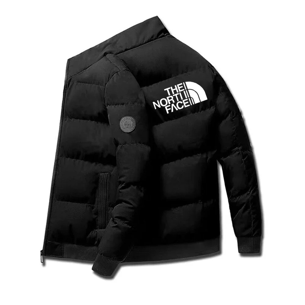 MonAmi Slanke puffer jas dames met logoprint