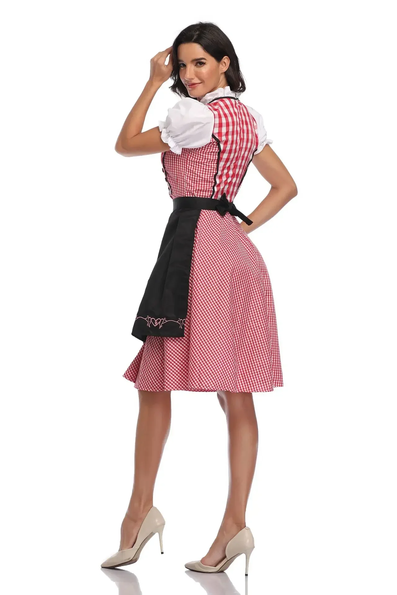 Birndra - Dirndl Dames Jurk met Unieke Borduursels