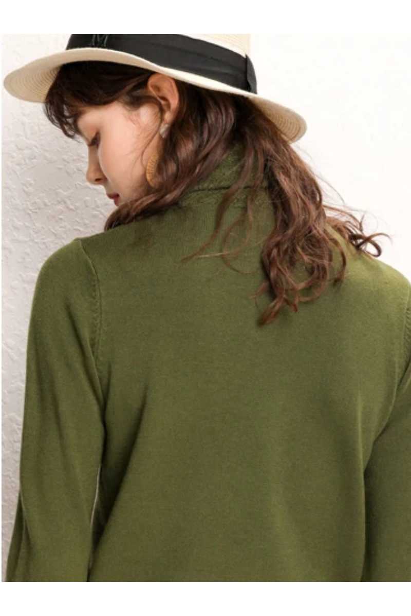 MonAmi jacquard fleece coltrui dames