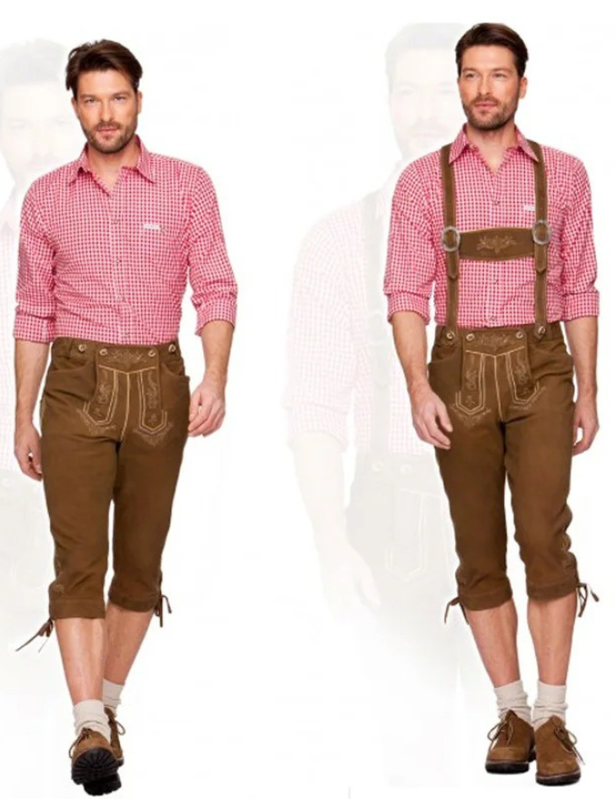 HerHou - Beierse Lederhosen voor Heren - Perfect voor Oktoberfest