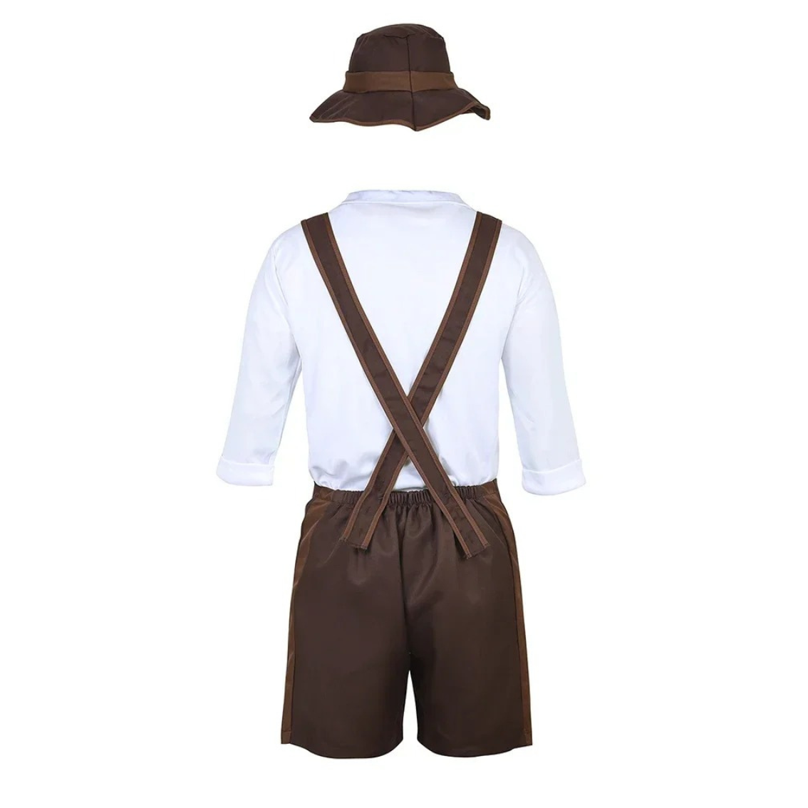 GerLedr - Traditionele Heren Lederhosen met Bretels - Perfect voor Feesten