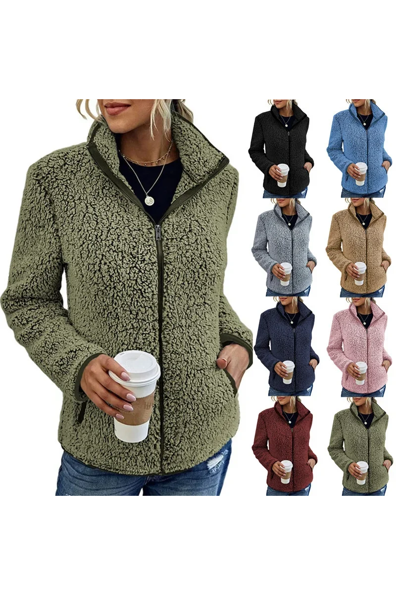 Cozywin - Warm Jasje met Volledige Ritssluiting en Hoge Kraag, Fleece Vest Dames