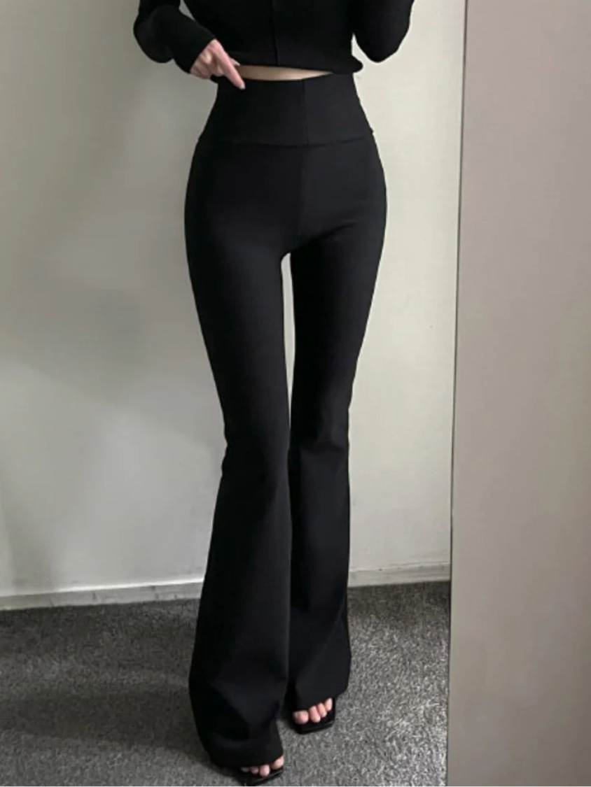 Celiora - Flared Broek Dames met Hoge Taille en Naadloze Pasvorm