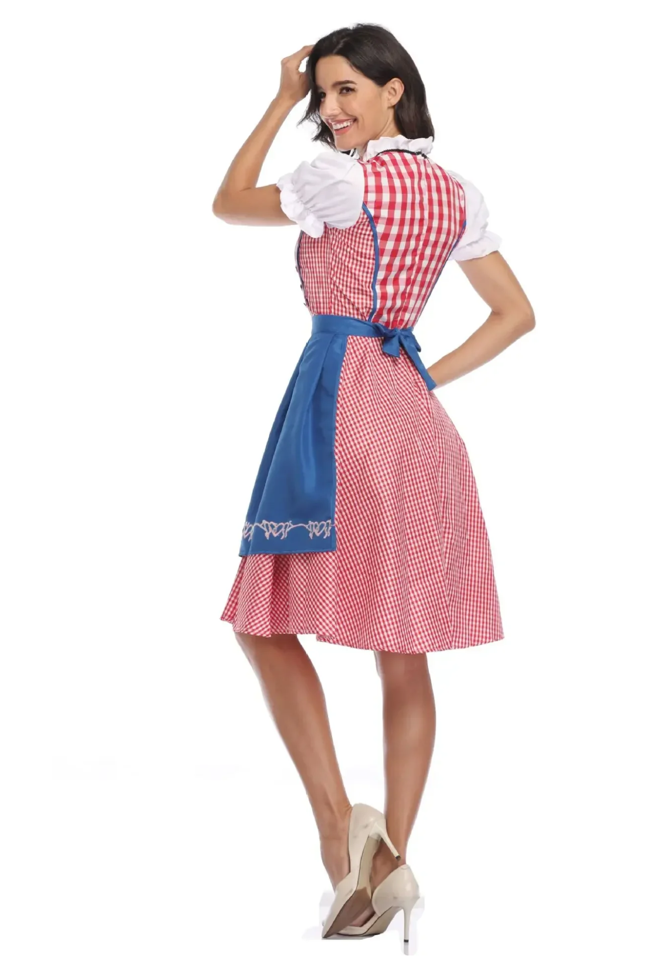 Birndra - Dirndl Dames Jurk met Unieke Borduursels