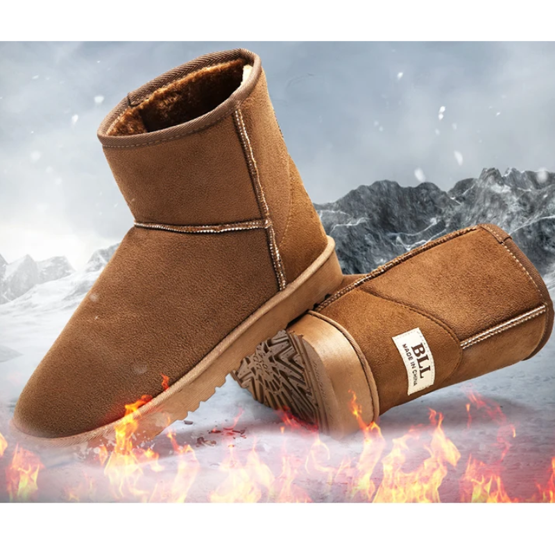 Classen - Dames Boots Met Warme Voering - Winter Antislip Enkel Laarzen