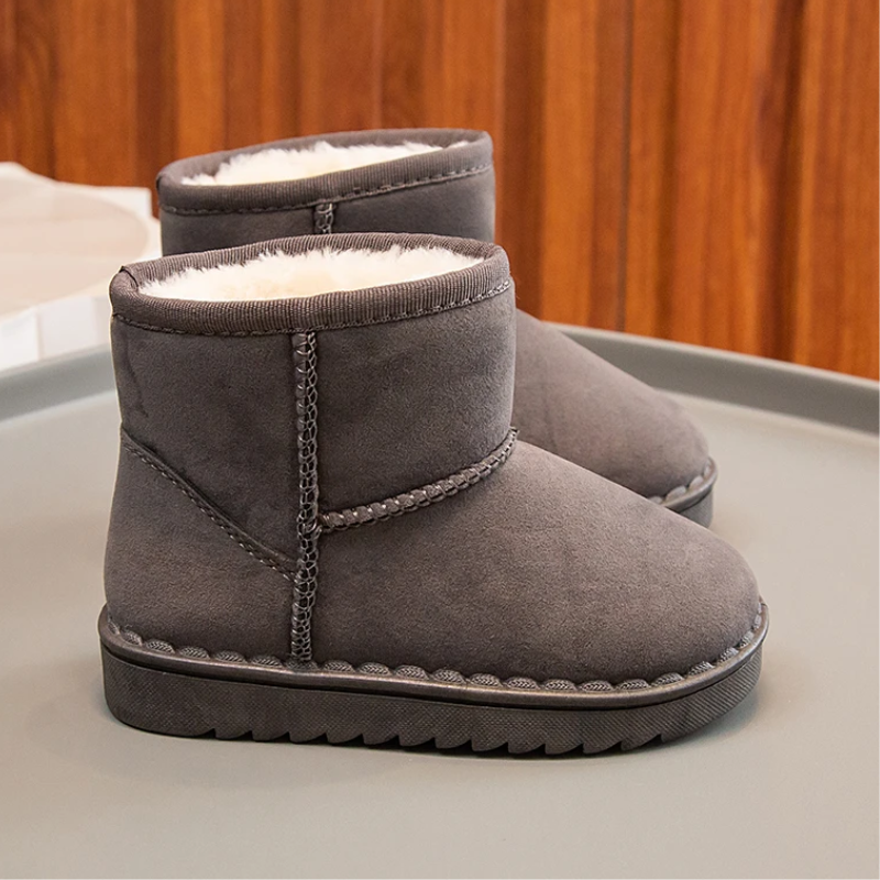 Vrouwgo - Dames Boots Met Warme Voering - Winter Enkel Laarzen Antislip