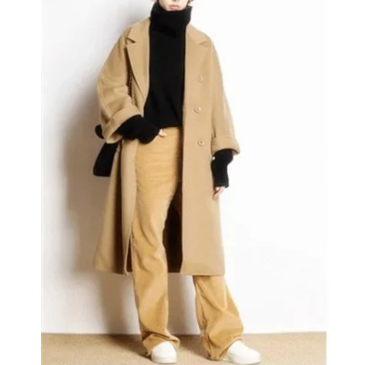 Vilanne - Coltrui Dames, Geribde Gebreide Trui, Oversized Casual