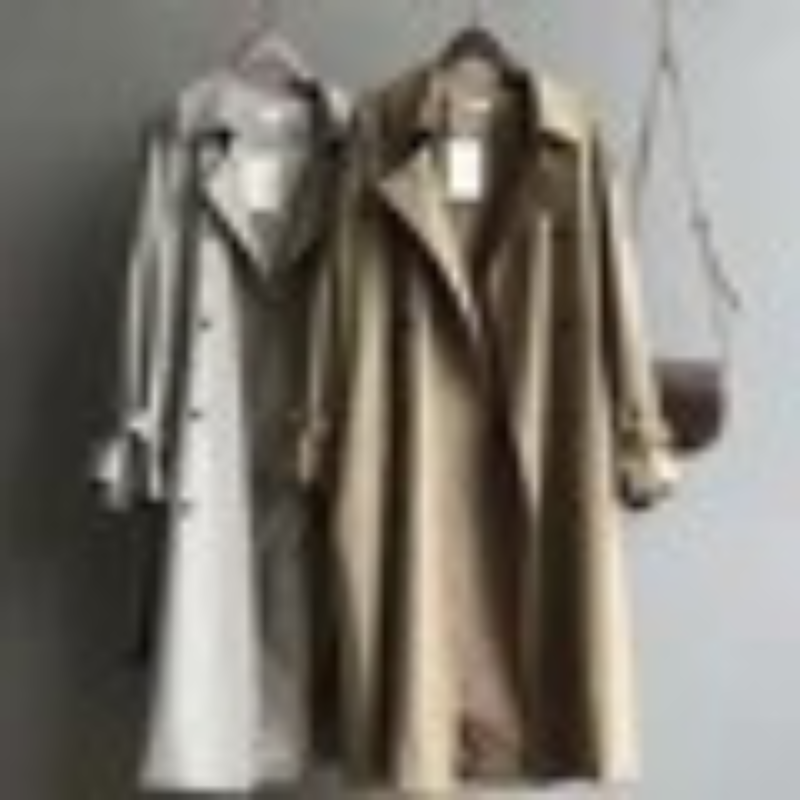 Norelia - Oversized Trenchcoat Dames, Dubbel Geknoopt, Lange Relaxte Pasvorm Damesjas