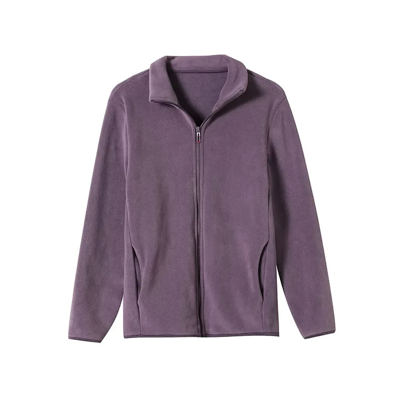 MonAmi fleece vesten dames met omslagkraag en rits