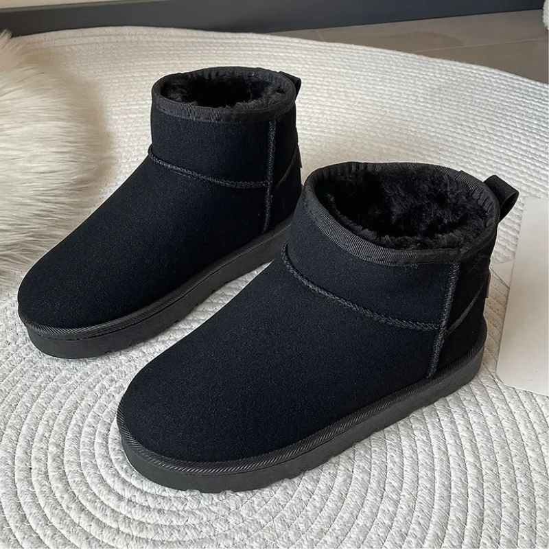 Zachtvo - Dames Boots Met Warme Voering - Antislip Winter Platform Laarzen