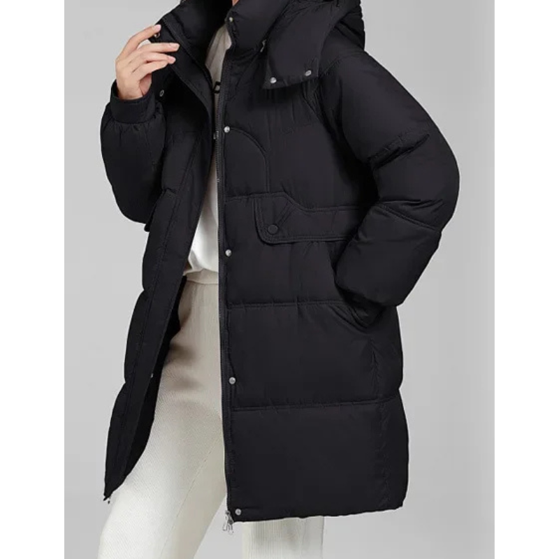 MonAmi plus size gewatteerde parka winterjas dames