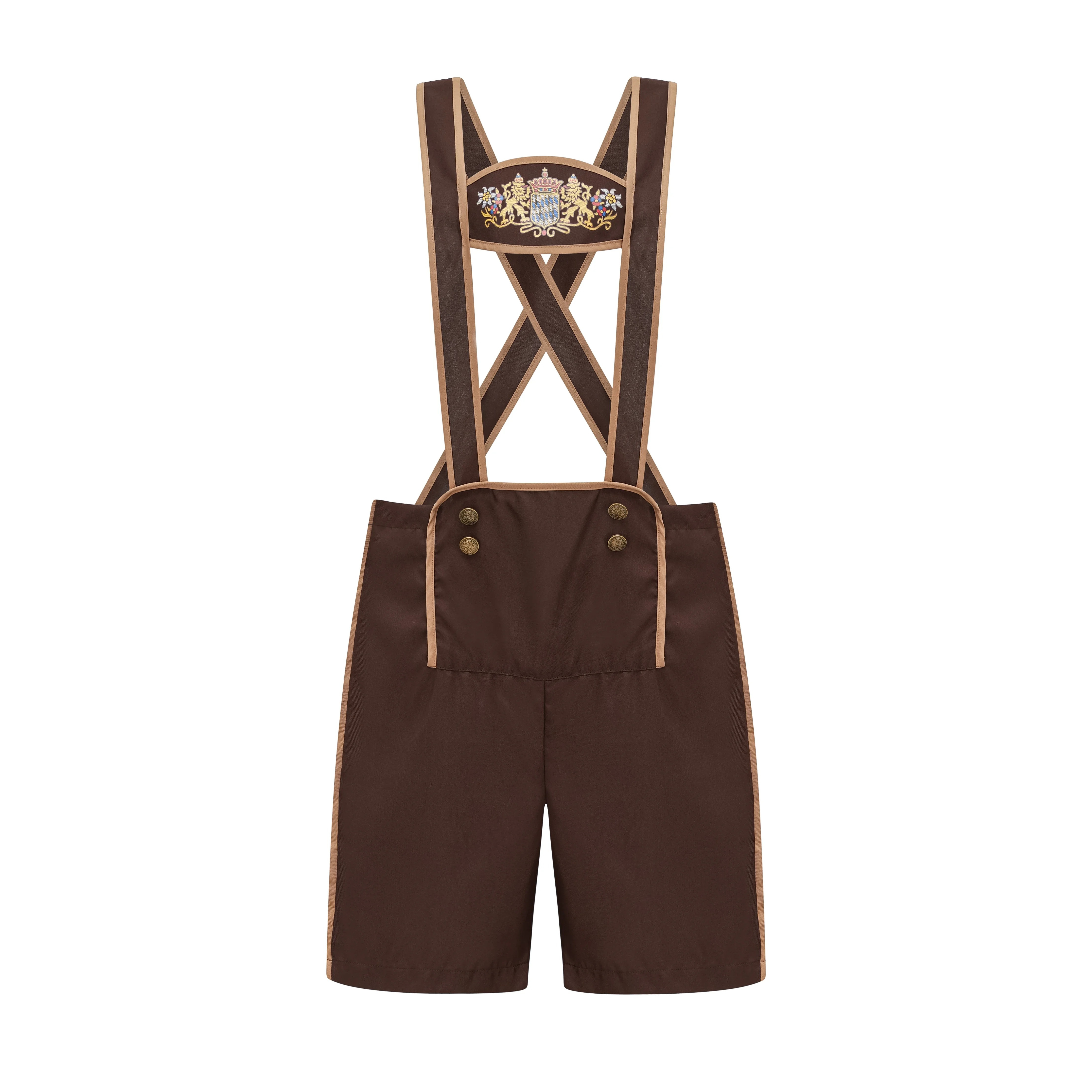 JagerHe - Lederhosen Set voor Heren met Korte Broek - Oktoberfest Kleding