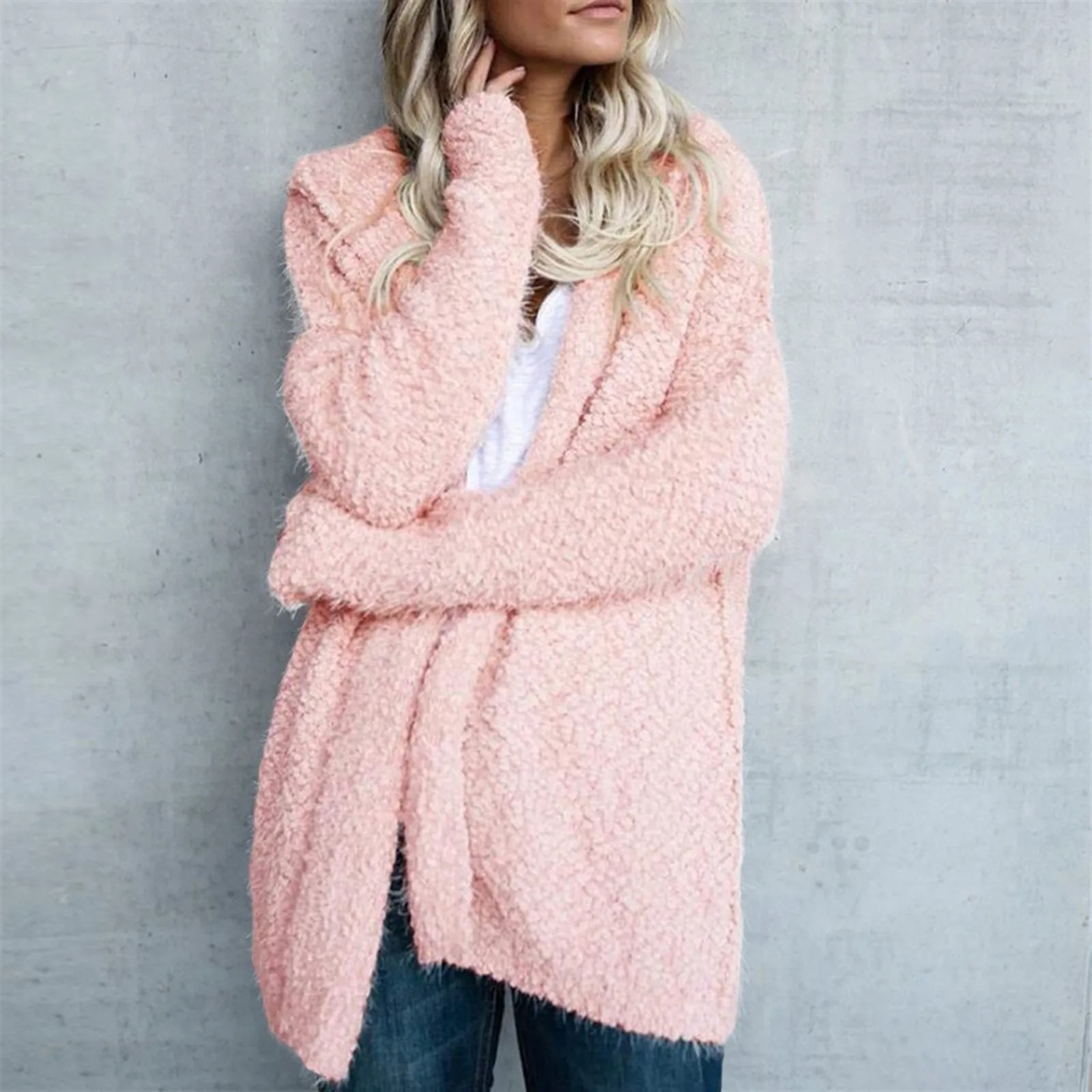 Isonvel - Zachte Teddy Jas Dames met Oversized Stijl en Comfortabele Textuur