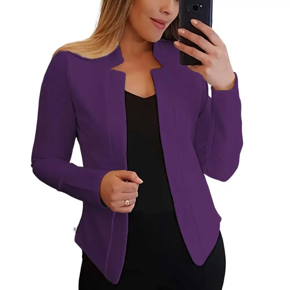 Mooiest - Moderne Dames Blazer Met Unieke Halslijn - Stijlvol en Comfortabel