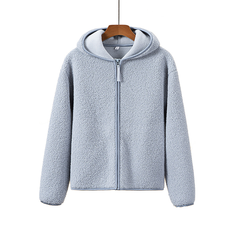 Warmzee - Warm Fleece Vest Dames, Lange Mouwen Hoodie met Ritssluiting