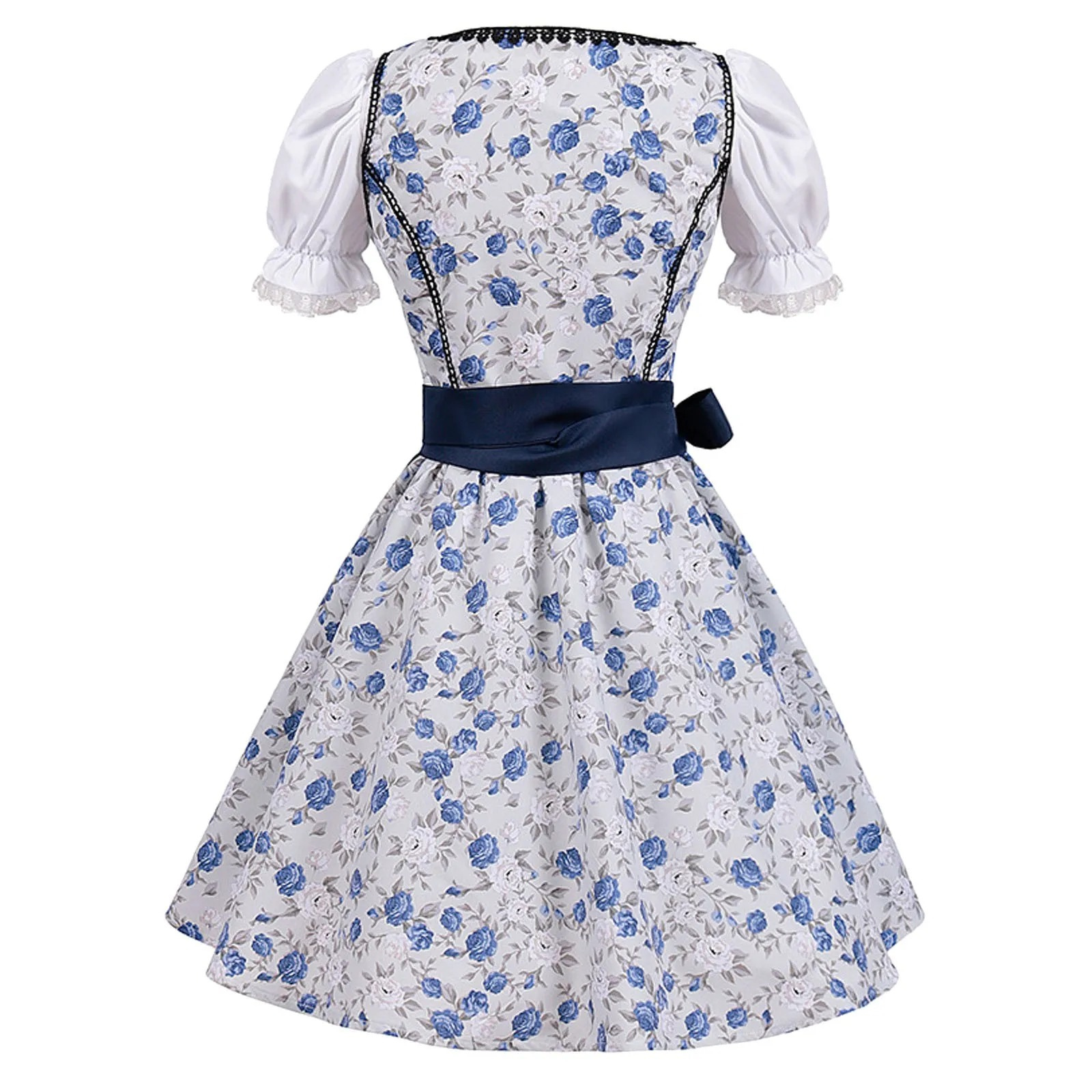 Frindel - Dirndl Dames Jurk met Bloemenprint en Klassieke Look