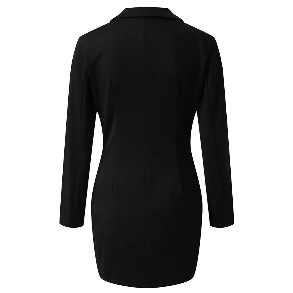 Eleganza - Blazer Jurk Dames, Dubbel Geknoopt en Getailleerd