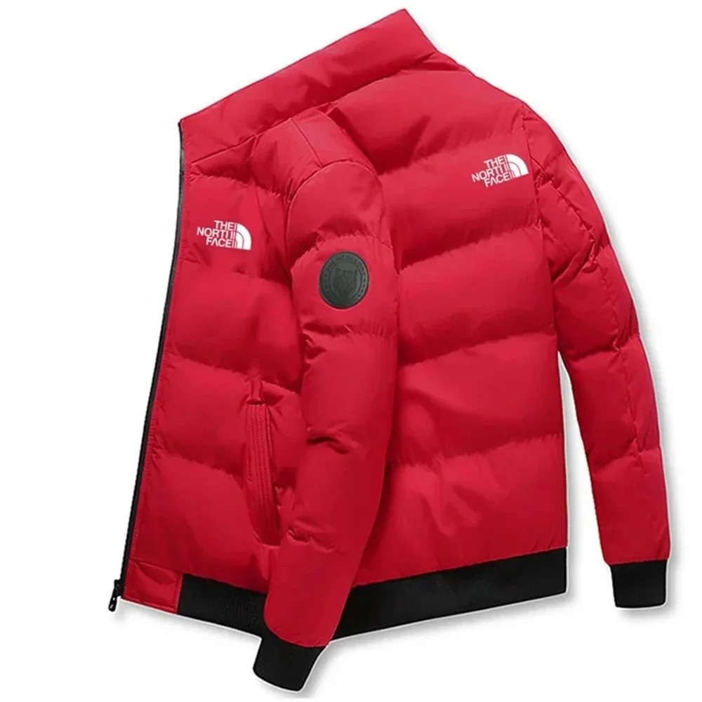 MonAmi Slanke puffer jas dames met logoprint